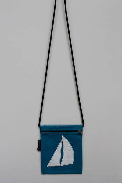 Turquoise sailboat