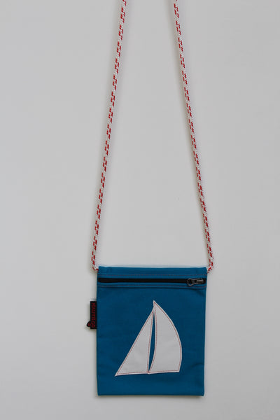 Turquoise sailboat